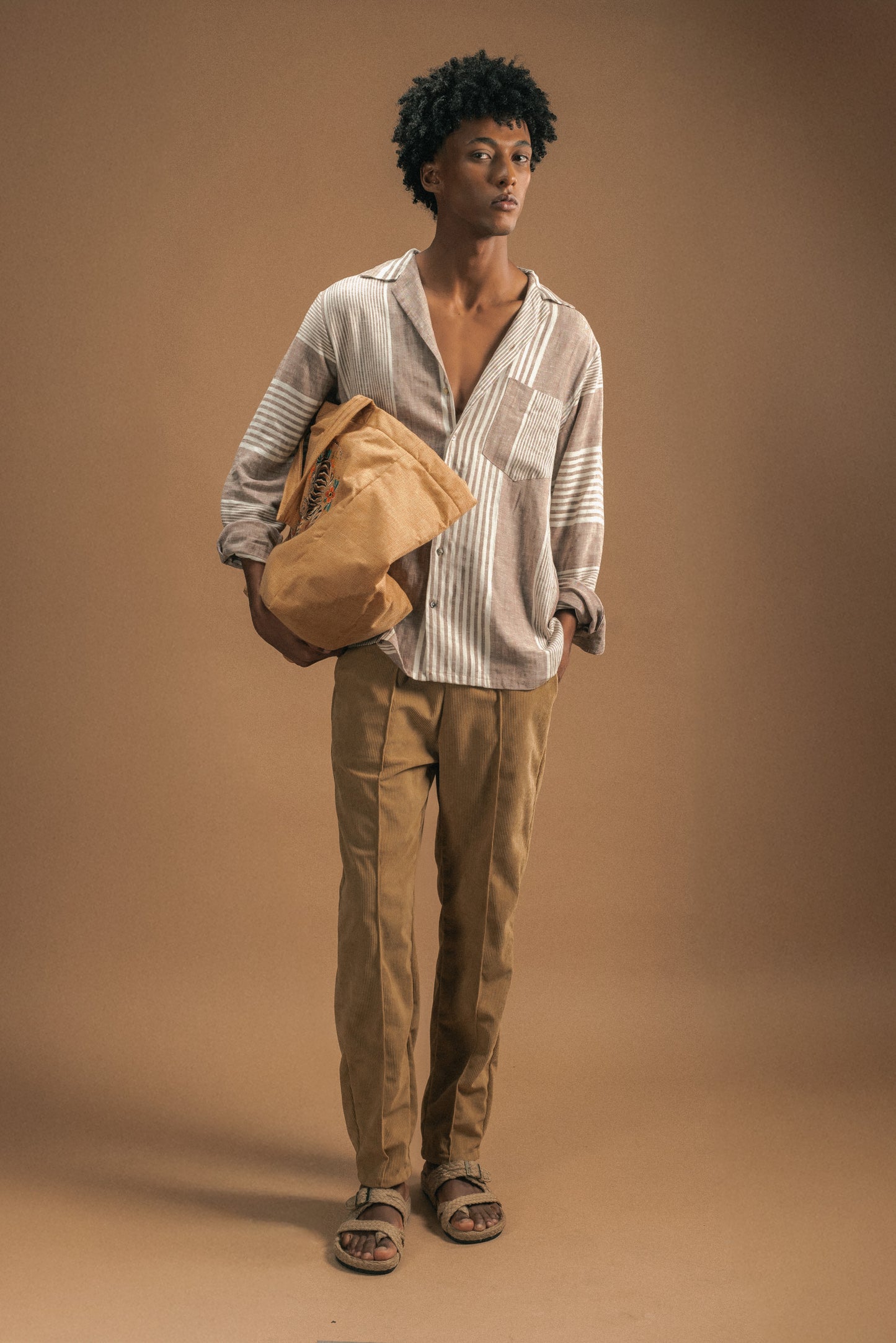 Island Stripe Linen Shirt