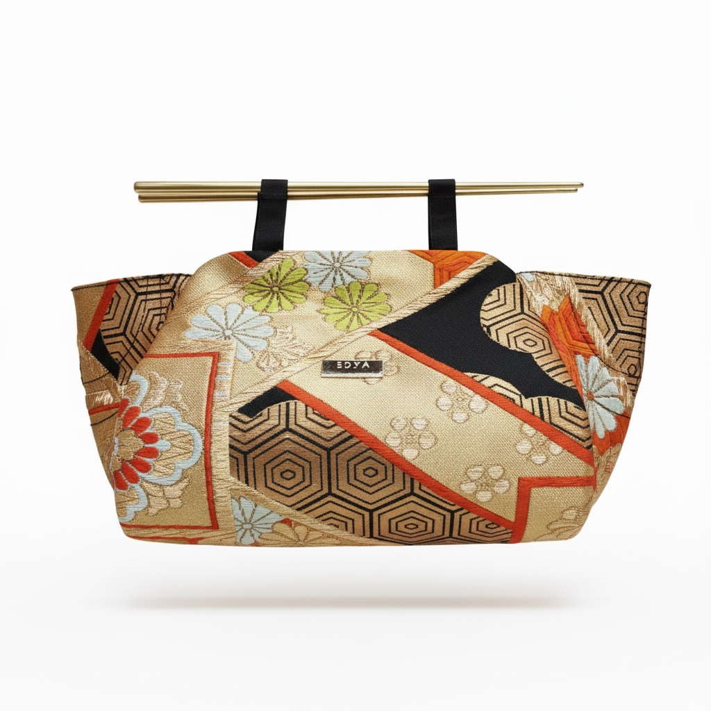 Koron Chopstick Bag-Asanoha Mix
