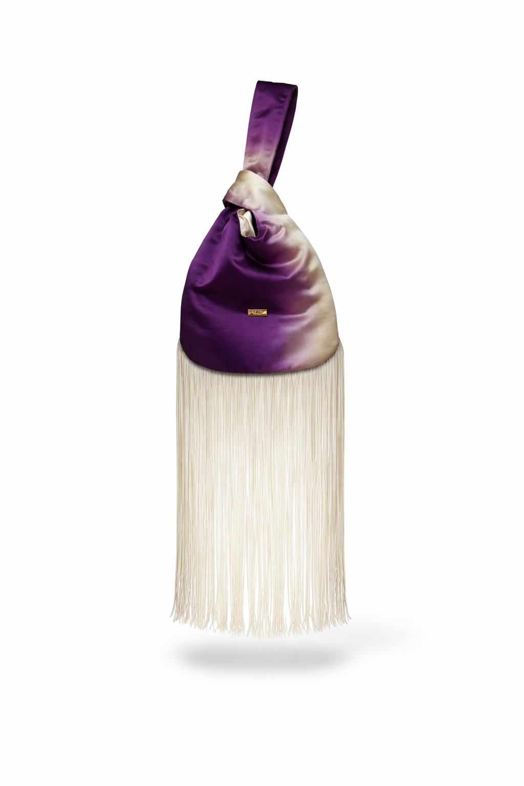 Fringe Knot Bag – Amethyst