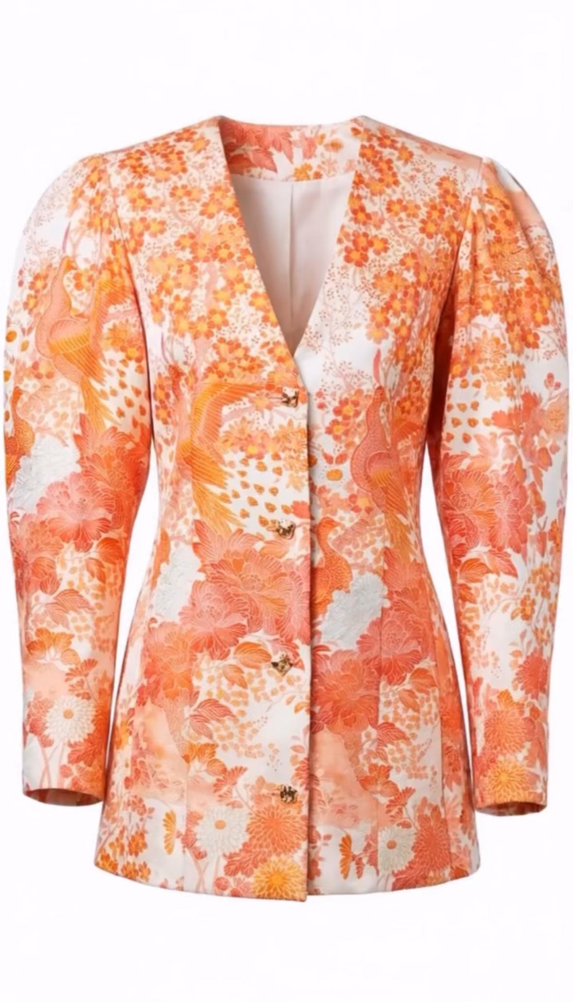 The Hourglass Puff Blazer-Phoenix Bloom *On Hand