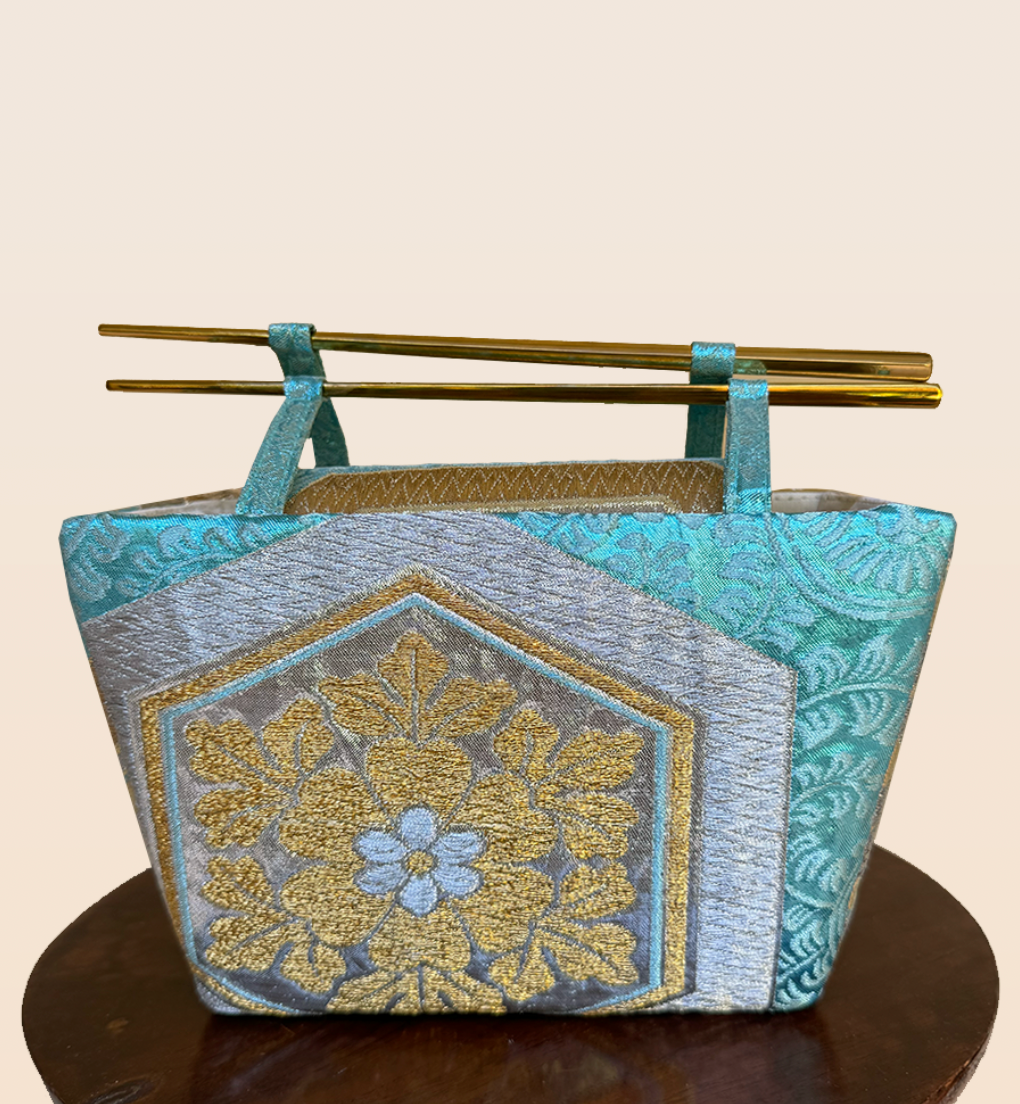 Long Chopstick bag-Electric Blue