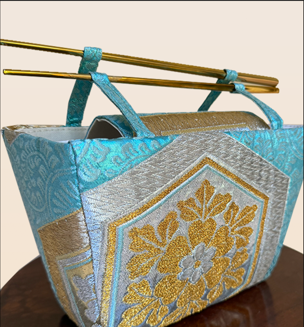 Long Chopstick bag-Electric Blue