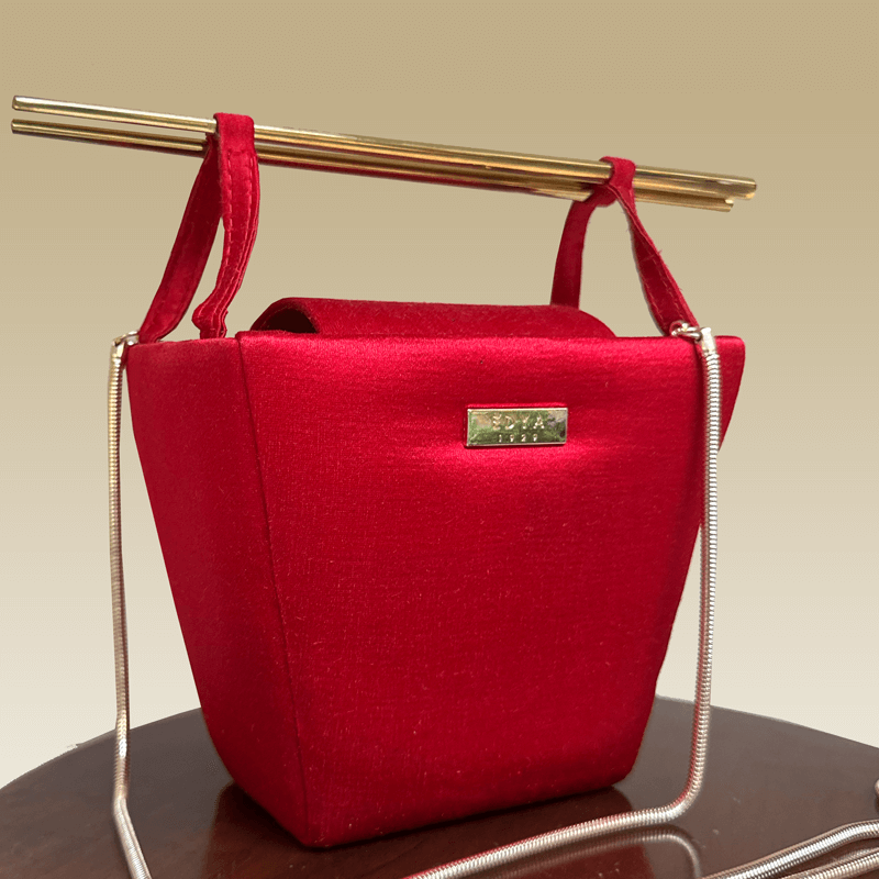 Chopstick bag-Dragon Red